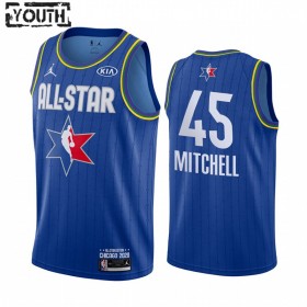 Dres NBA Utah Jazz Donovan Mitchell 45 2020 All-Star Jordan Brand Plava Swingman - Dječji